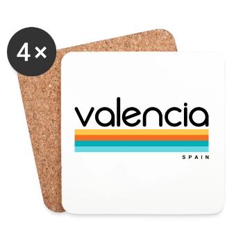 Valencia - Spain - Spanien - Espana - Untersetzer (4er-Set) - Weiß - Vorne