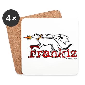 Frankiz (Liberté) - Dessous de verre (lot de 4) - blanc - Devant