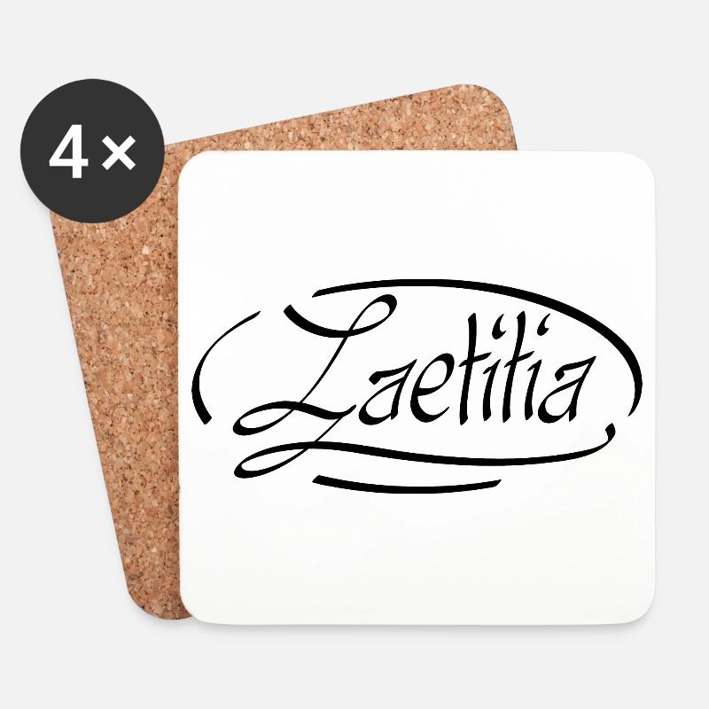 Laetitia - Untersetzer (4er-Set) - Weiß