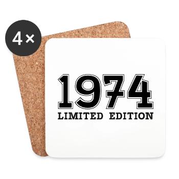 50e anniversaire 1974 édition limitée cadeau - Dessous de verre (lot de 4) - blanc - Devant
