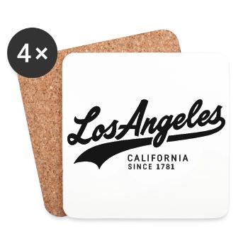 Los Angeles Édition Limitée depuis 1781 - Dessous de verre (lot de 4) - blanc - Devant