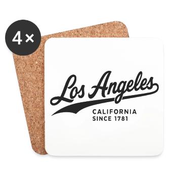 Los Angeles Édition Limitée depuis 1781 - Dessous de verre (lot de 4) - blanc - Devant