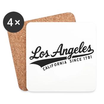 Los Angeles Édition Limitée depuis 1781 - Dessous de verre (lot de 4) - blanc - Devant