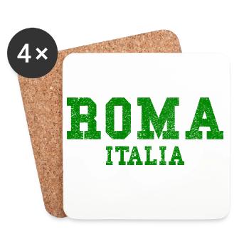 Italien Italia Rom - Untersetzer (4er-Set) - Weiß - Vorne