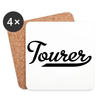 2541614 112658513 touriste - Dessous de verre (lot de 4) - blanc - Devant