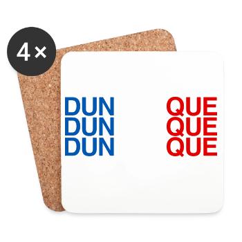DUNKERQUE France French Flag - Coasters (set of 4) - white - Front