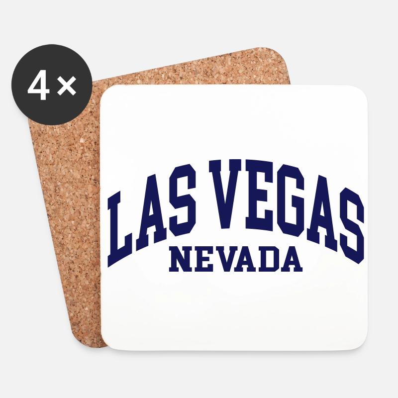 Las Vegas - Untersetzer (4er-Set) - Weiß