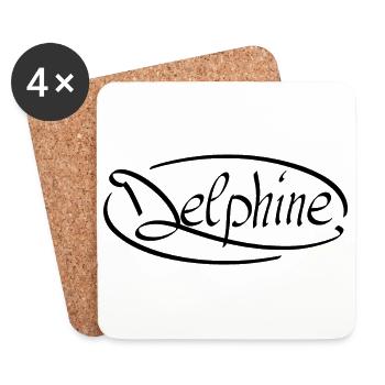 Delphine - Untersetzer (4er-Set) - Weiß - Vorne