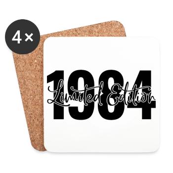 Limited edition 1984 - Untersetzer (4er-Set) - Weiß - Vorne