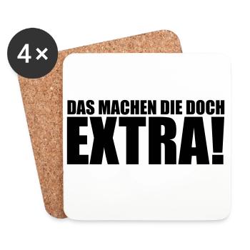 Extra - Untersetzer (4er-Set) - Weiß - Vorne