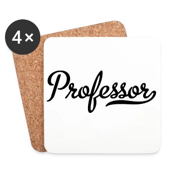 professor - Untersetzer (4er-Set) - Weiß - Vorne