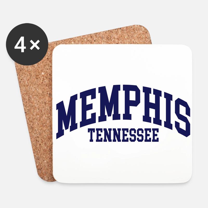 Memphis - Untersetzer (4er-Set) - Weiß