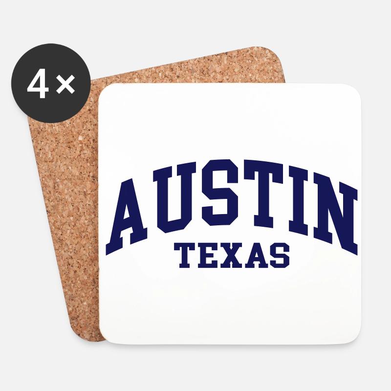Austin - Untersetzer (4er-Set) - Weiß