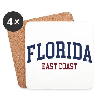 Florida - Coasters (set of 4) - white - Front