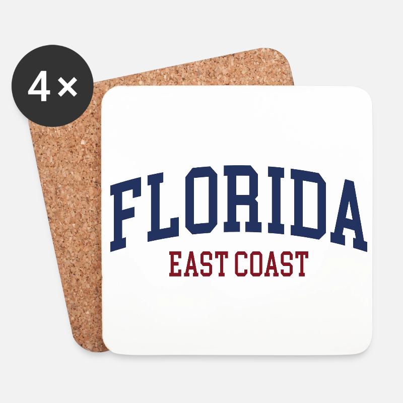 Florida - Untersetzer (4er-Set) - Weiß