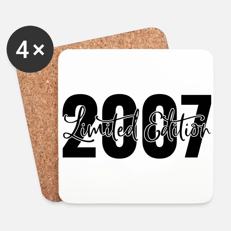 Limited edition 2007 - Untersetzer (4er-Set) - Weiß