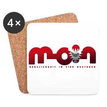 Moin - Untersetzer (4er-Set) - Weiß - Vorne