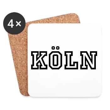 Cologne - Coasters (set of 4) - white - Front