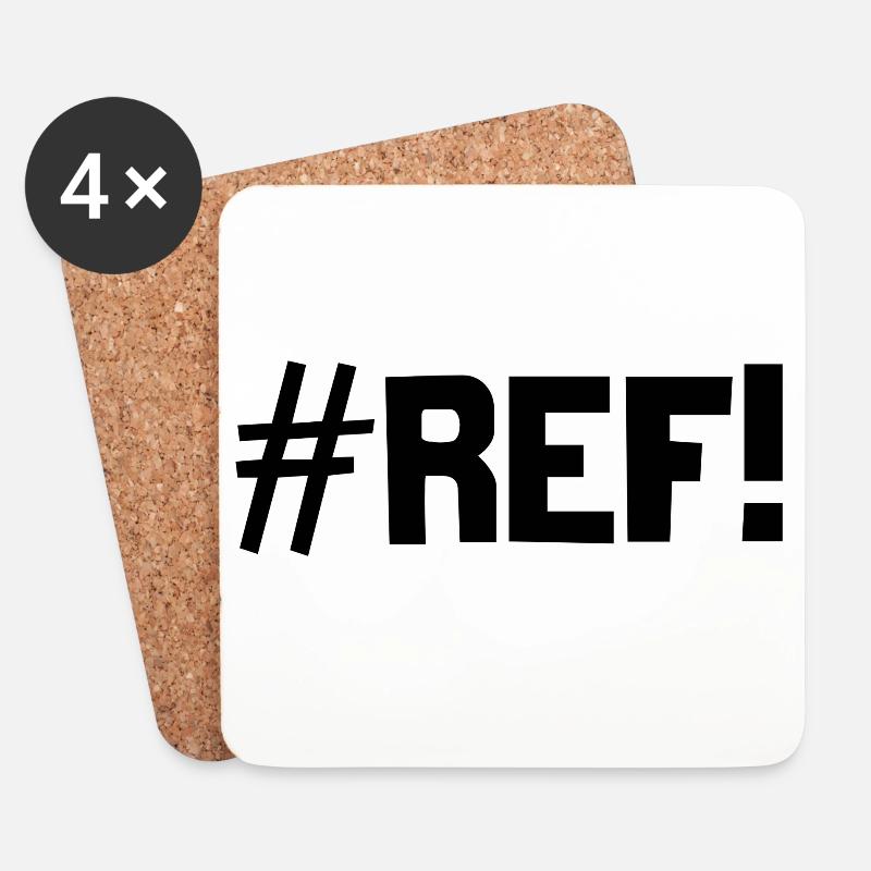 #REF! - Untersetzer (4er-Set) - Weiß