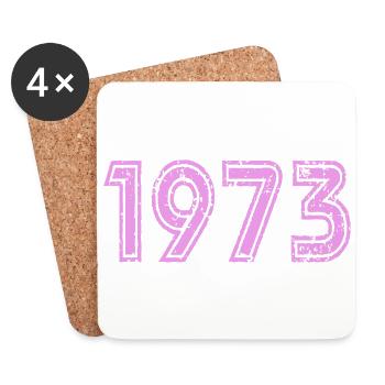 Frauenrechte 1973 & Defend Roe v Wade - Untersetzer (4er-Set) - Weiß - Vorne