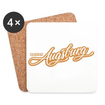 Augsburg - because it's your city! - Coasters (set of 4) - white - Front
