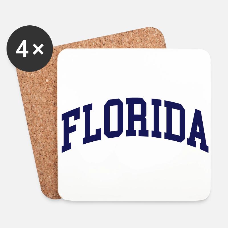 Florida - Untersetzer (4er-Set) - Weiß