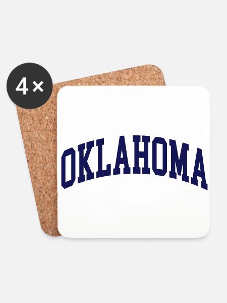 Oklahoma - Untersetzer (4er-Set) - Weiß