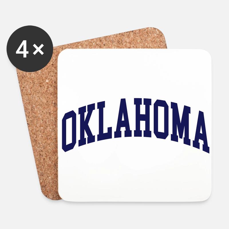 Oklahoma - Untersetzer (4er-Set) - Weiß