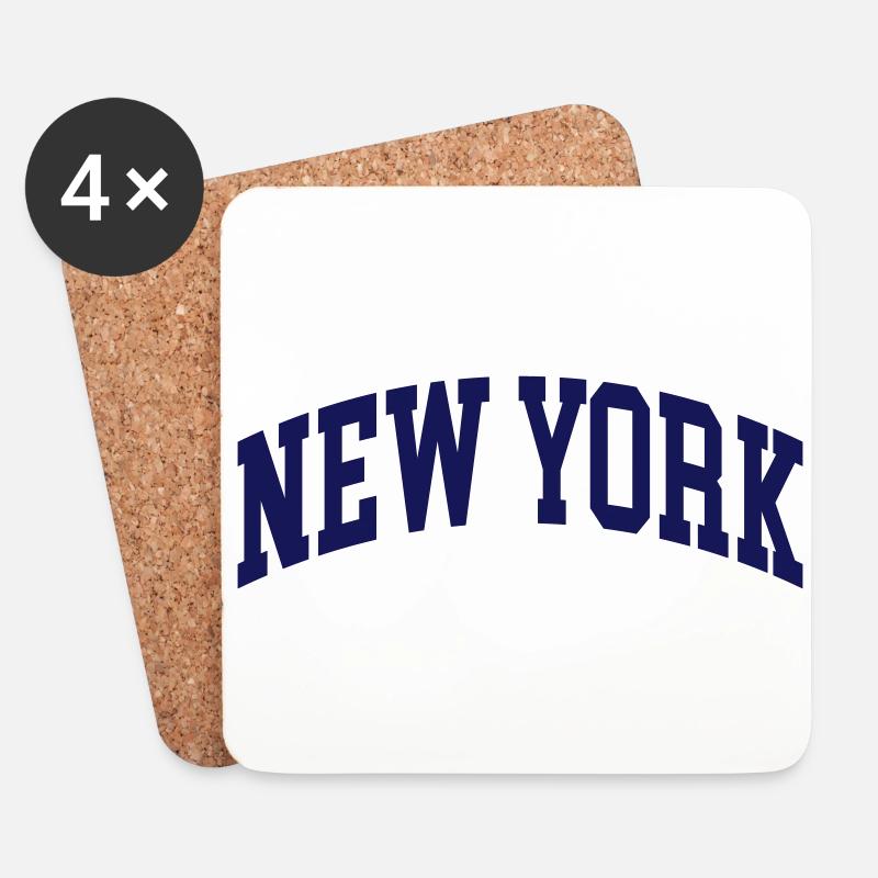 New York - Untersetzer (4er-Set) - Weiß