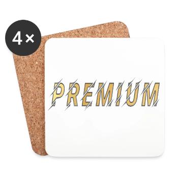 Premium edition super quality - Coasters (set of 4) - white - Front
