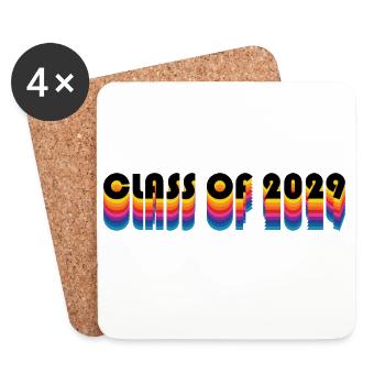 Class of 2029 - Dessous de verre (lot de 4) - blanc - Devant