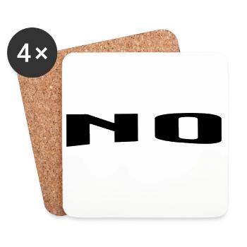 No, a good answer - Coasters (set of 4) - white - Front