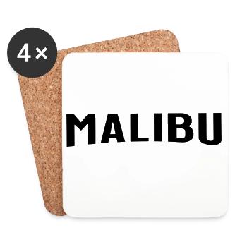 Malibu - Dessous de verre (lot de 4) - blanc - Devant