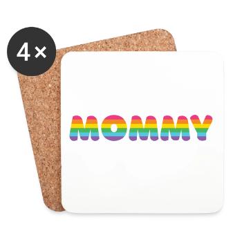LGBTQ+ Mommy - Coasters (set of 4) - white - Front