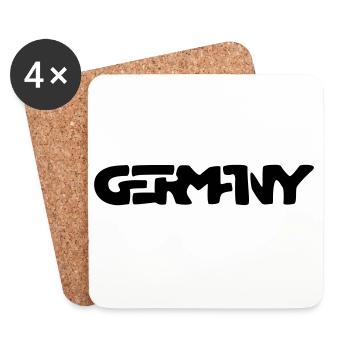 Germany - Untersetzer (4er-Set) - Weiß - Vorne