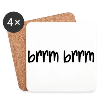 brrm brrm - Untersetzer (4er-Set) - Weiß - Vorne