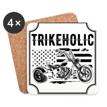 Trike - Untersetzer (4er-Set) - Weiß - Vorne