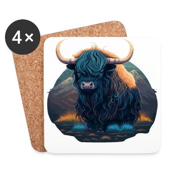 Jak - Coasters (set of 4) - white - Front