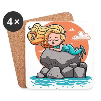 Beachside Beauty - Coasters (set of 4) - white - Front