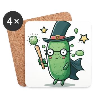 Mystery and Wonder - Coasters (set of 4) - white - Front