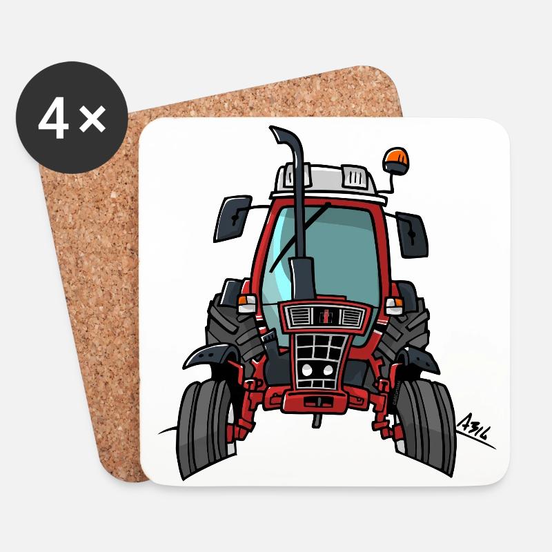 IH 685XL - Untersetzer (4er-Set) - Weiß