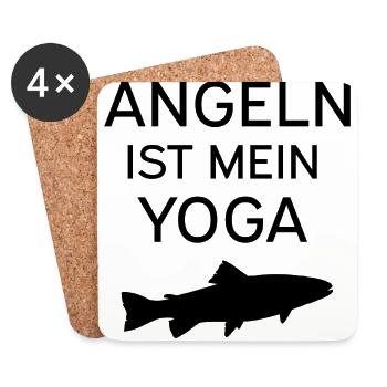 fishing - Coasters (set of 4) - white - Front