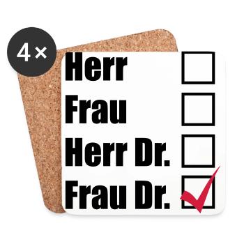 Doctor - Coasters (set of 4) - white - Front