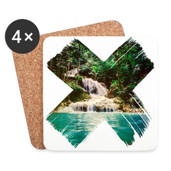 Paradise - Coasters (set of 4) - white - Front