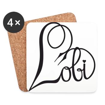 Lobi - Untersetzer (4er-Set) - Weiß - Vorne