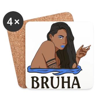 Philippines Filipina Pride Witch Bruha I Cadeau - Dessous de verre (lot de 4) - blanc - Devant
