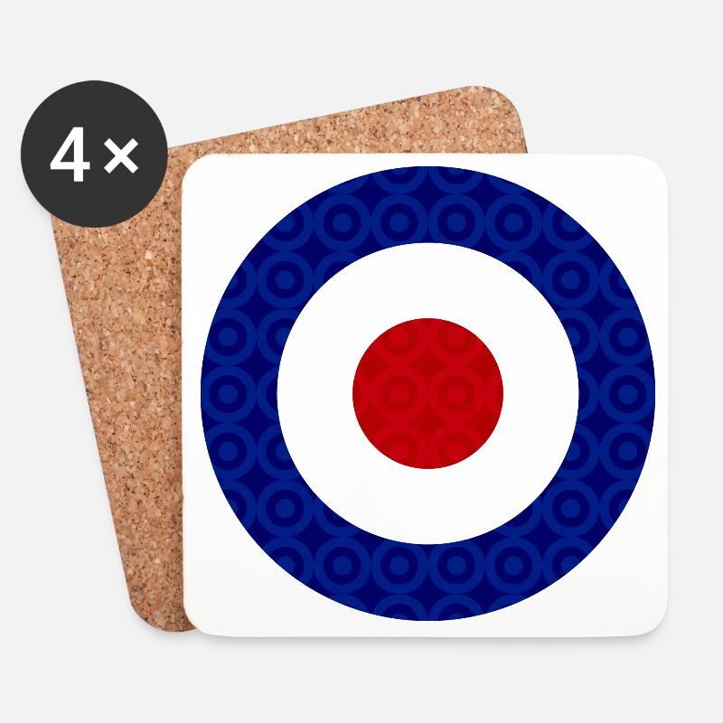 TARGET - Untersetzer (4er-Set) - Weiß