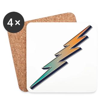 Flash Vintage - Coasters (set of 4) - white - Front