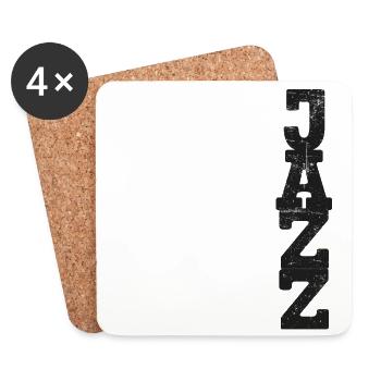 Jazz Retro - Coasters (set of 4) - white - Front