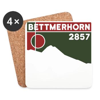 Bettmerhorn Bettmeralp Hike Hiking Valais - Coasters (set of 4) - white - Front